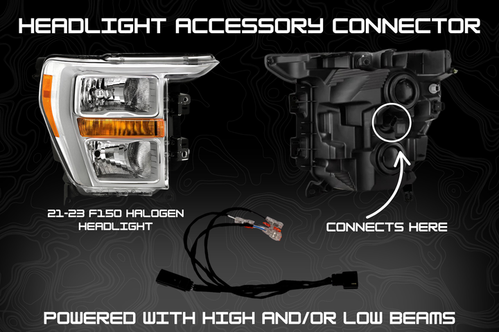 2021-2023 F150 Plug & Play Headlight Accessory Connector