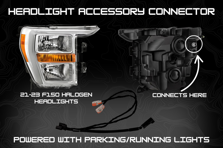 2021-2023 F150 Plug & Play Headlight Accessory Connector