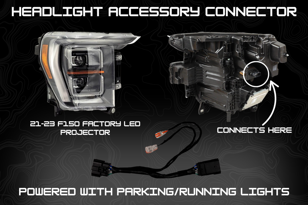 2021-2023 F150 Plug & Play Headlight Accessory Connector