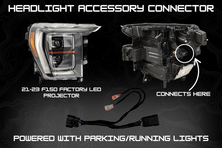 2021-2023 F150 Plug & Play Headlight Accessory Connector