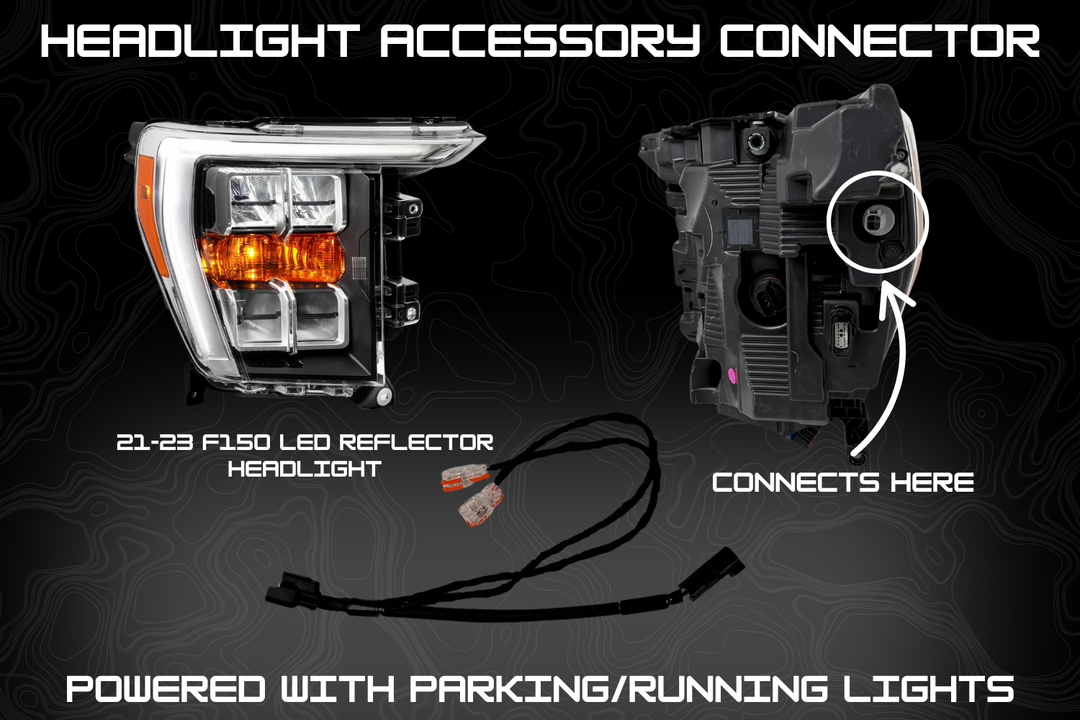 2021-2023 F150 Plug & Play Headlight Accessory Connector