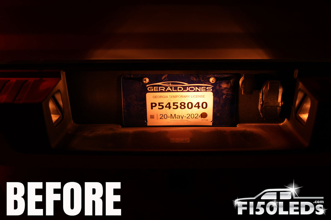2024 - 2025 F150 License Plate Tag LED Bulbs