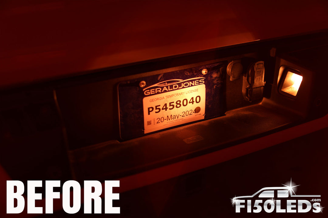 2024 - 2025 F150 License Plate Tag LED Bulbs