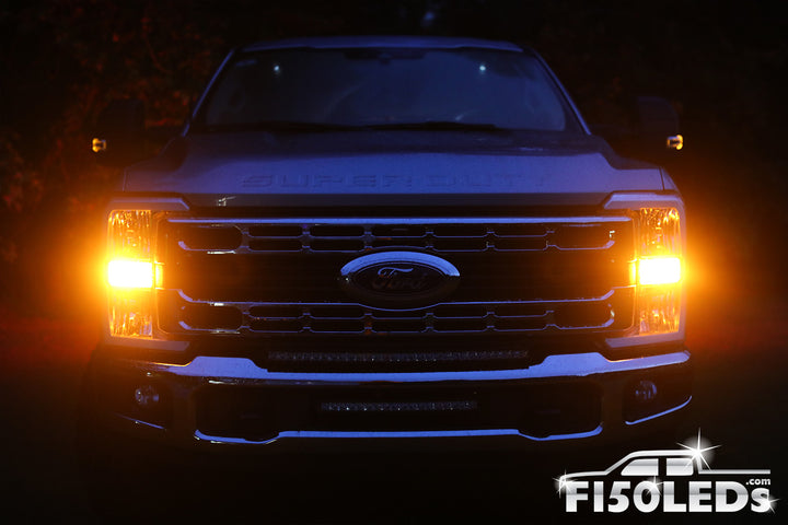 2023 - 2025 F250 Super Duty Cree Front Running & Blinker LED Bulbs