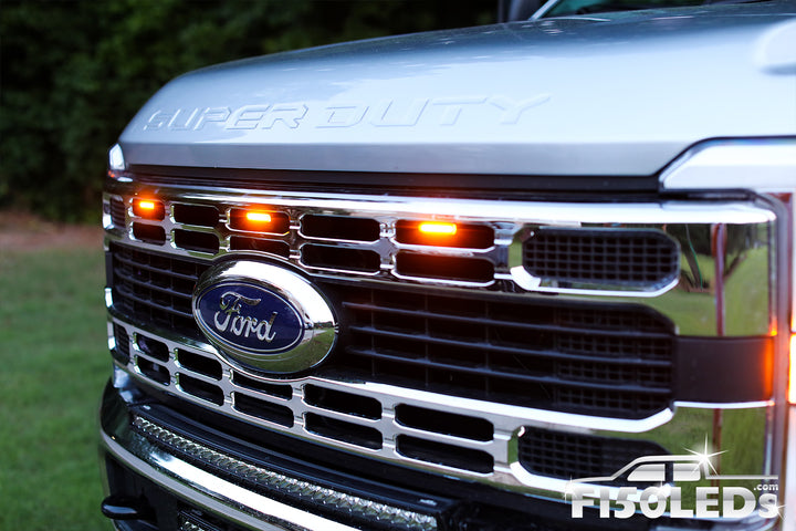 2023 - 2025 F250 Super Duty Raptor Style Extreme LED Grill Kit