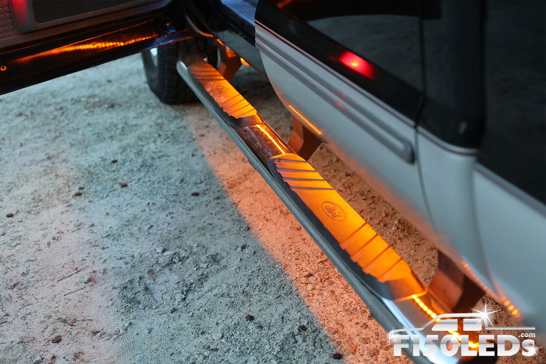 1999 - 2007 F250 Super Duty Running Board/Area Premium LED Light Kit