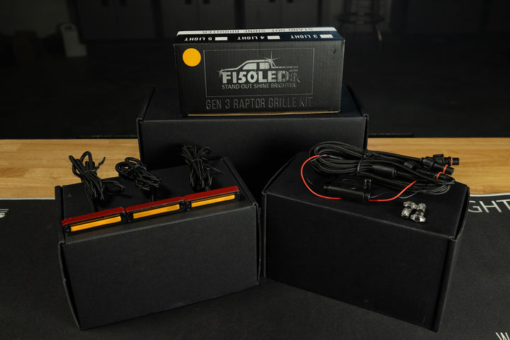 Ford F150 1997-03 Raptor Style Extreme LED grill Kit