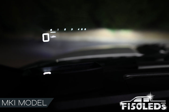 2021 - 2023 F150 MKII Heads Up Display (HUD) Windshield Display System