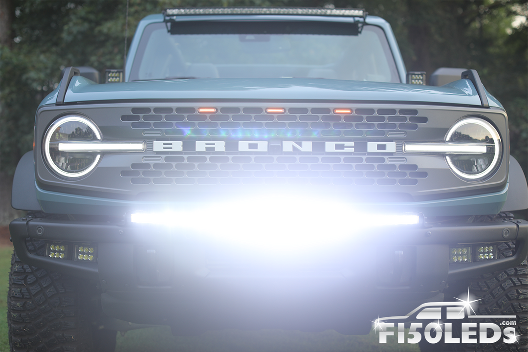 2021 - 2025 Ford Bronco PALADIN 180W Curved CREE XTE LED Bumper Bar