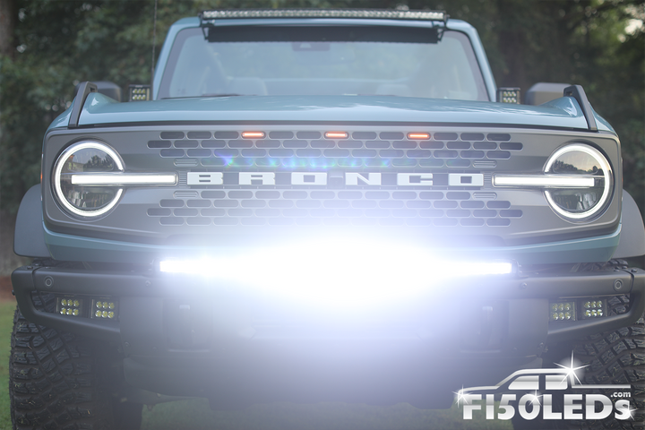 2021 - 2025 Ford Bronco PALADIN 180W Curved CREE XTE LED Bumper Bar