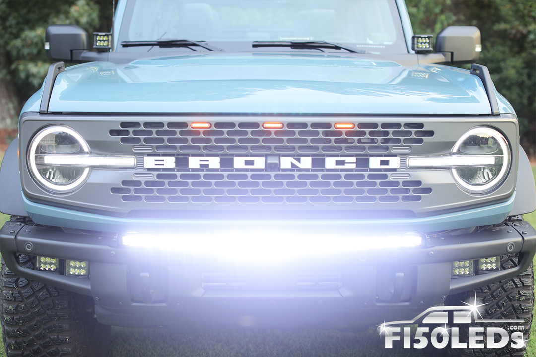 2021 - 2025 Ford Bronco PALADIN 180W Curved CREE XTE LED Bumper Bar