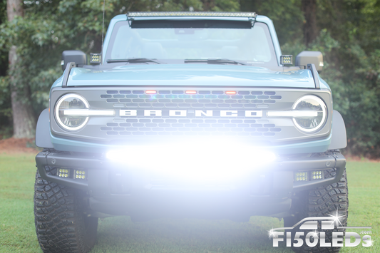 2021 - 2024 Ford Bronco PALADIN 180W Curved CREE XTE LED Bumper Bar