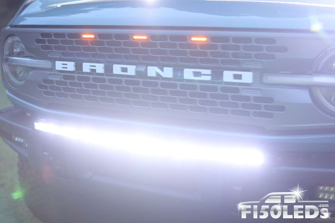 2021 - 2025 Ford Bronco PALADIN 180W Curved CREE XTE LED Bumper Bar