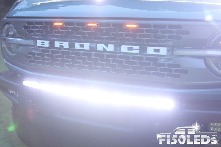 2021 - 2025 Ford Bronco PALADIN 180W Curved CREE XTE LED Bumper Bar