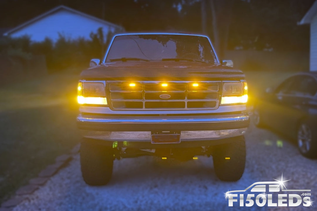 Ford F150 1992 - 1996 Raptor Style Extreme LED grill Kit