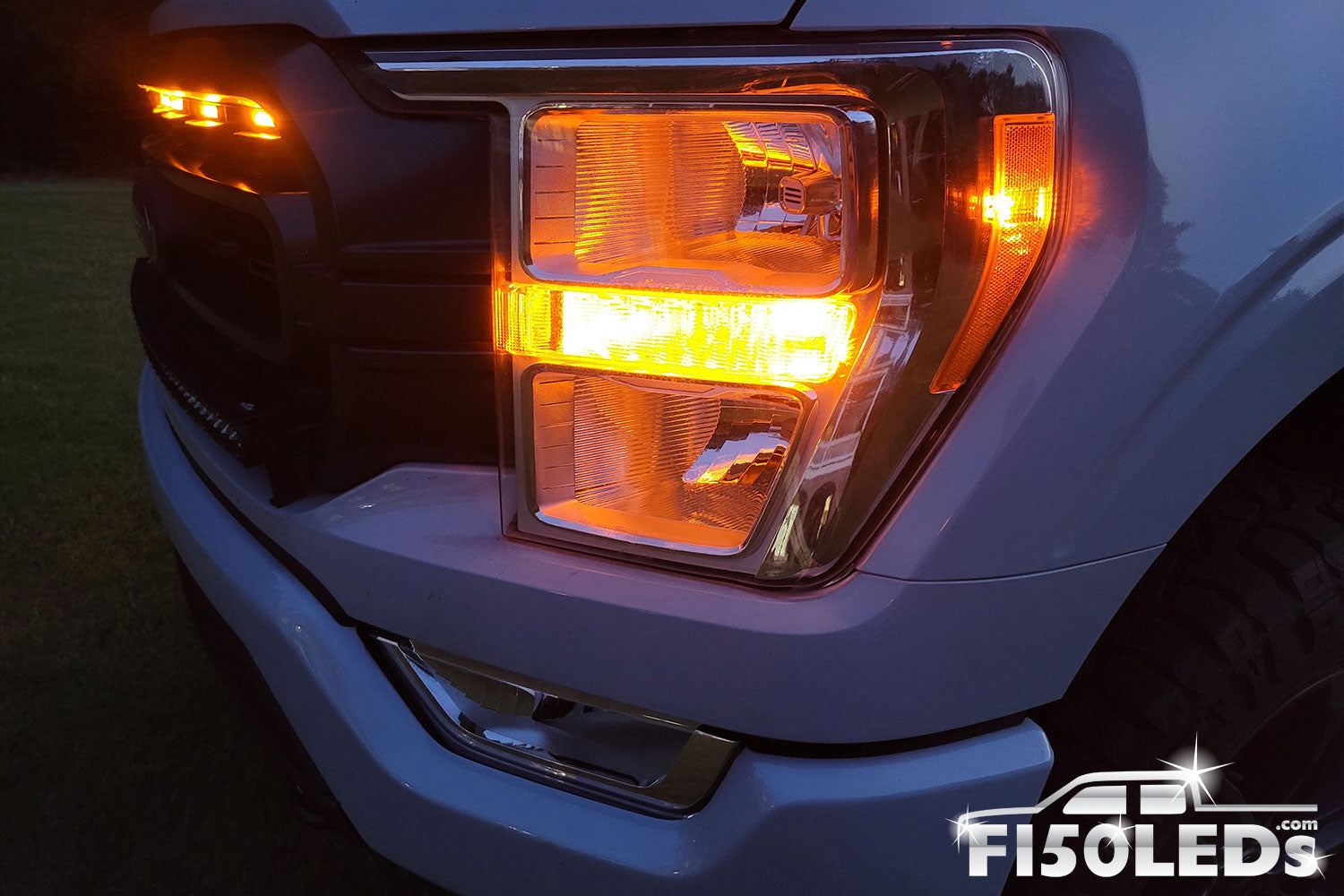 2021 2023 F150 FRONT RUNNING & BLINKER LED BULBS