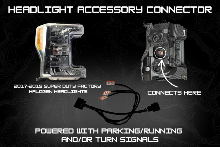 2017-2022 Super Duty Plug & Play Headlight Accessory Connector