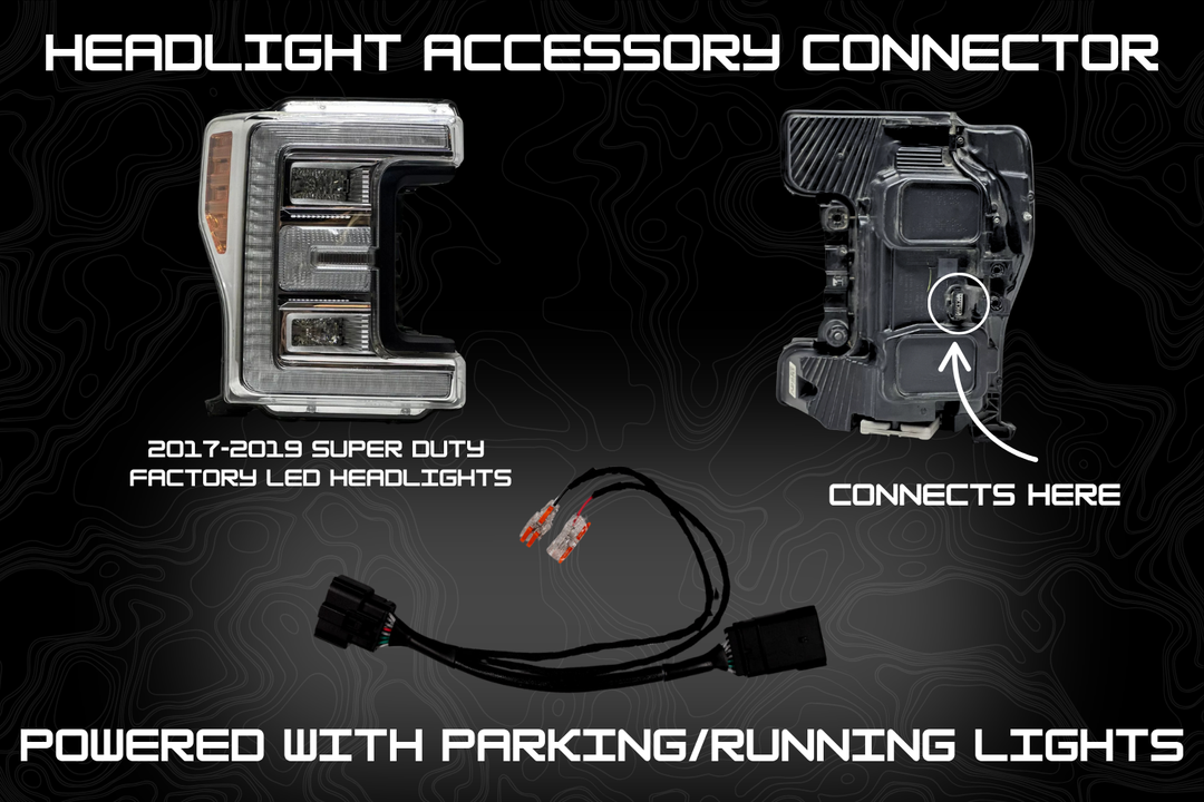 2017-2022 Super Duty Plug & Play Headlight Accessory Connector