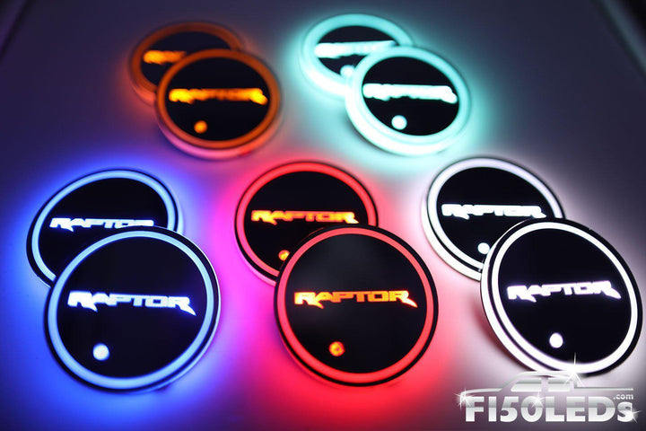 2021 - 2026 Ford Bronco LED Cup Holder Coaster Kit