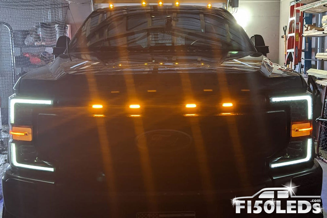 1998 - 2007 F250 Super Duty RAPTOR STYLE EXTREME LED GRILL KIT