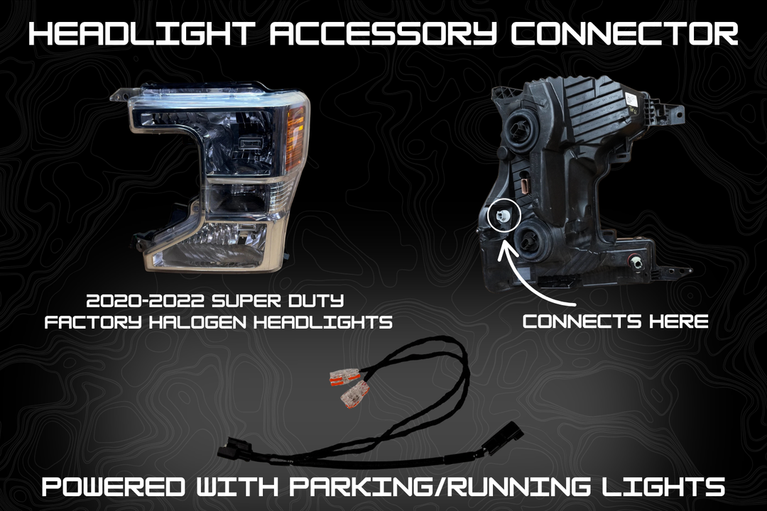 2017-2022 Super Duty Plug & Play Headlight Accessory Connector