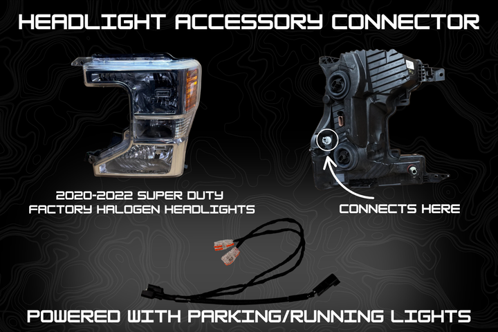 2017-2022 Super Duty Plug & Play Headlight Accessory Connector