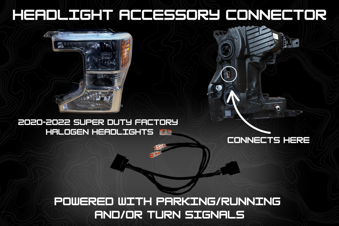 2017-2022 Super Duty Plug & Play Headlight Accessory Connector