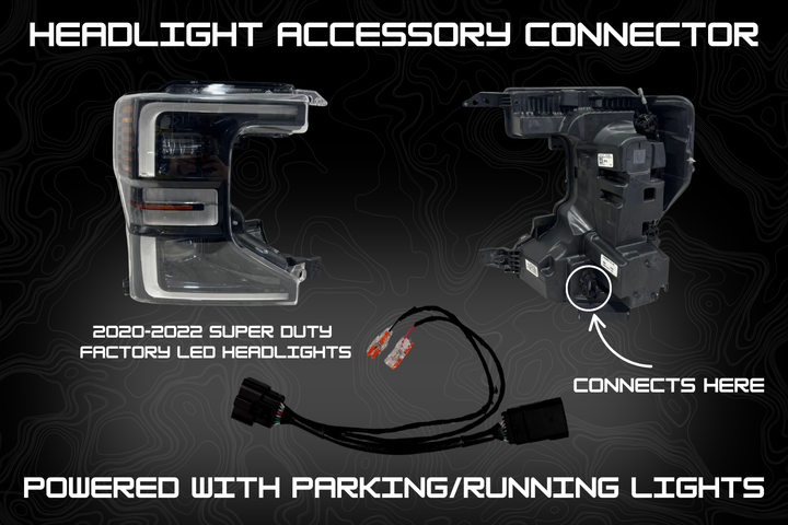 2017-2022 Super Duty Plug & Play Headlight Accessory Connector
