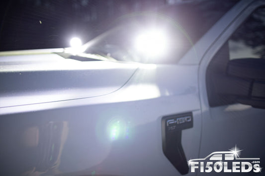 2021 - 2023 F150 CREE LED Hood Mounted Spartan Kit