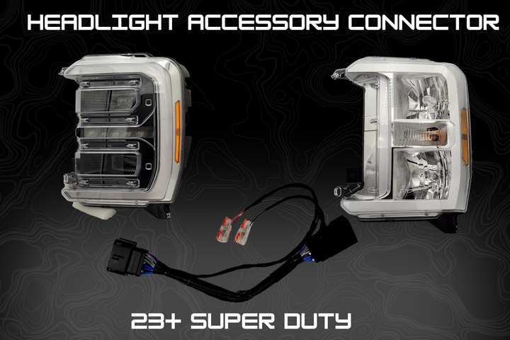 2023-2025 Super Duty Plug & Play Headlight Accessory Connector