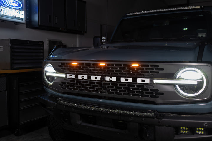 2021 - 2025 Ford Bronco Raptor Style LED Grill Kit