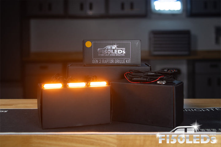 2021 - 2025 Ford Bronco Raptor Style LED Grill Kit