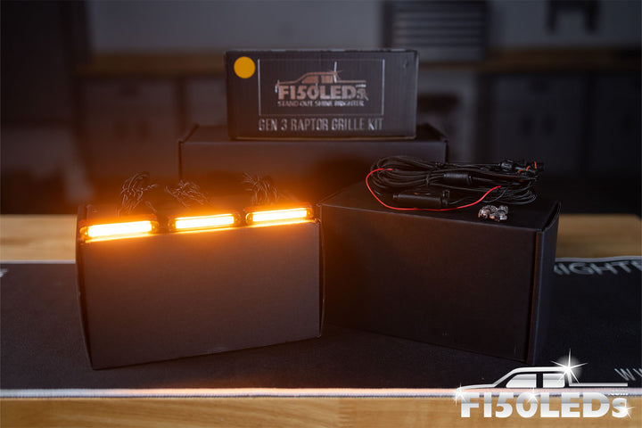 2021 - 2025 Ford Bronco Raptor Style LED Grill Kit