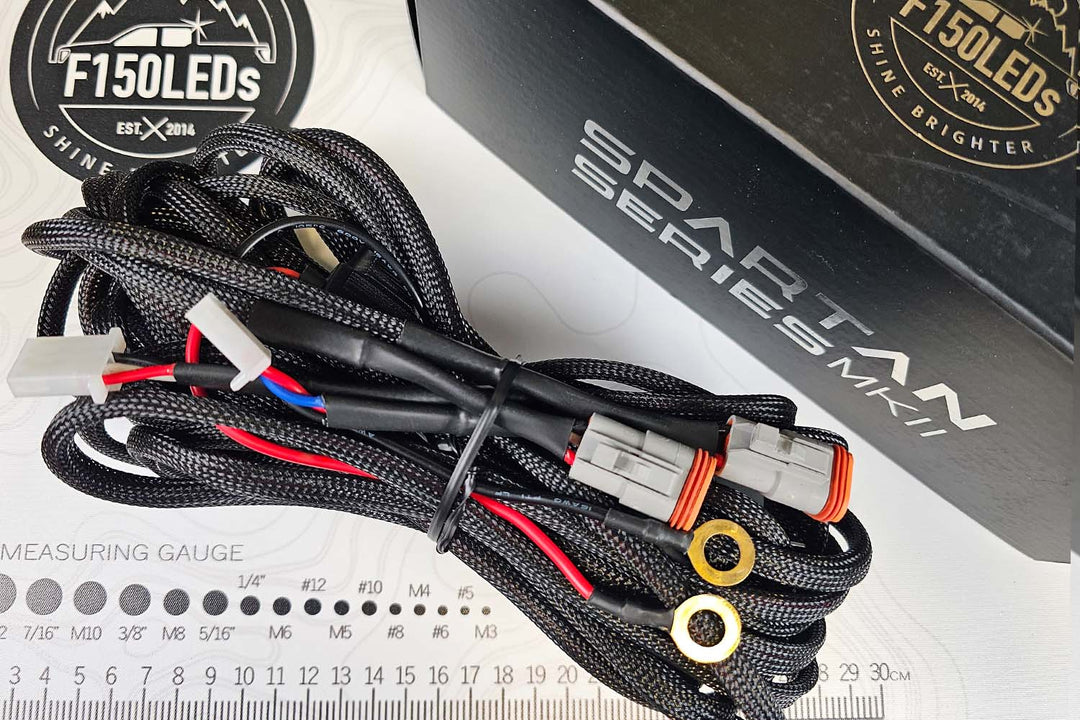 Spartan MKII TRICORE Dual LED Light Harness