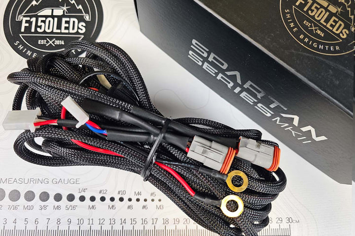 Spartan MKII TRICORE Dual LED Light Harness