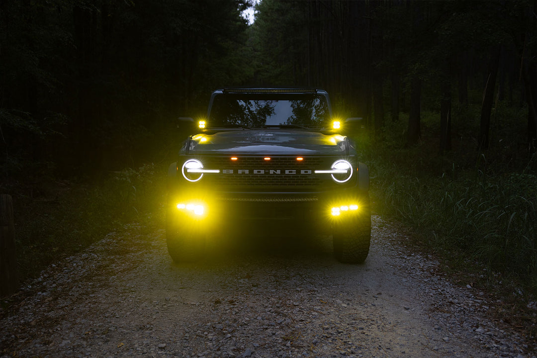 2021 - 2024 Ford Bronco CREE LED Hood Mounted MKII Spartan Kit