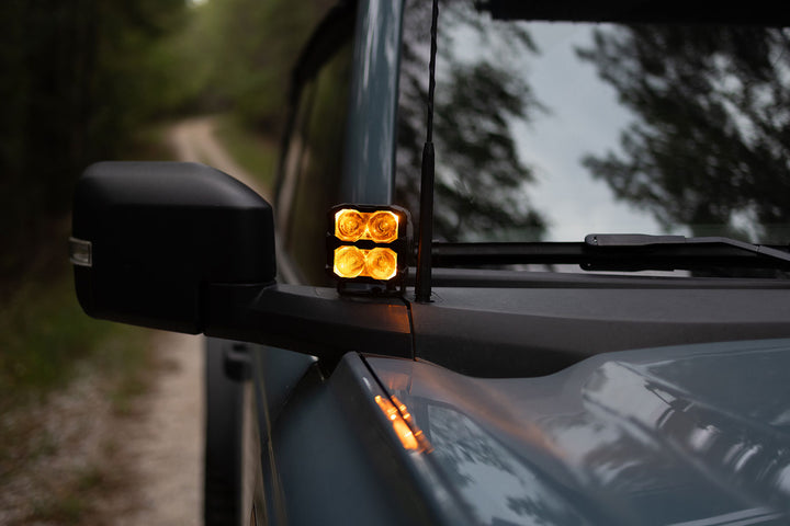 2021 - 2024 Ford Bronco CREE LED Hood Mounted MKII Spartan Kit