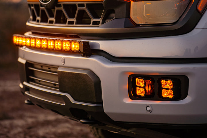 2024 - 2026 F150 CREE LED Dual Spartan Fog Light Kit