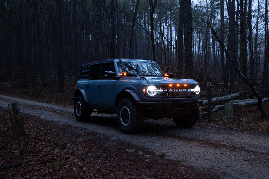 2021 - 2024 Ford Bronco CREE LED Hood Mounted MKII Spartan Kit