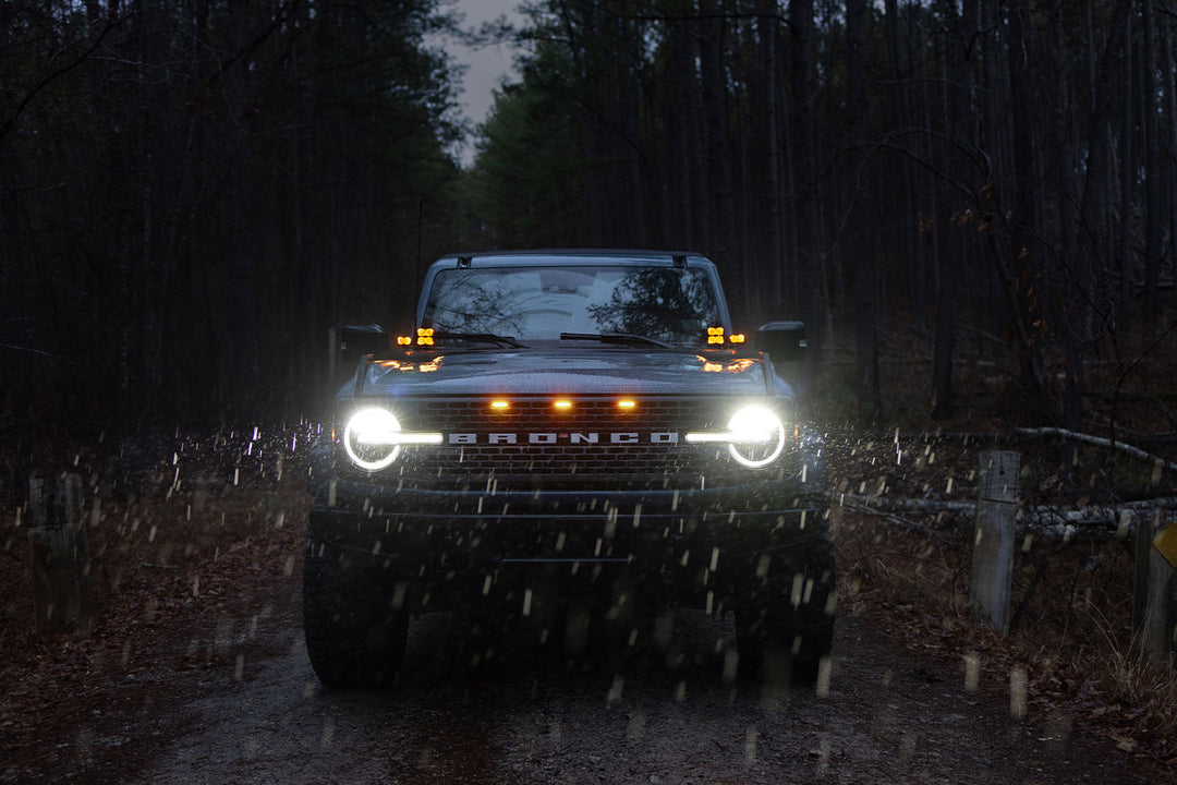 2021 - 2024 Ford Bronco CREE LED Hood Mounted MKII Spartan Kit