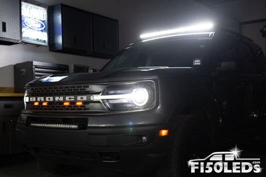 2021 - 2024 Ford Bronco Sport 44" Paladin 210W Curved CREE XTE LED Roof Bar