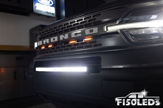 2021 - 2024 Ford Bronco Sport 26" PALADIN 120W Curved CREE XTE Lower Intake LED Bar