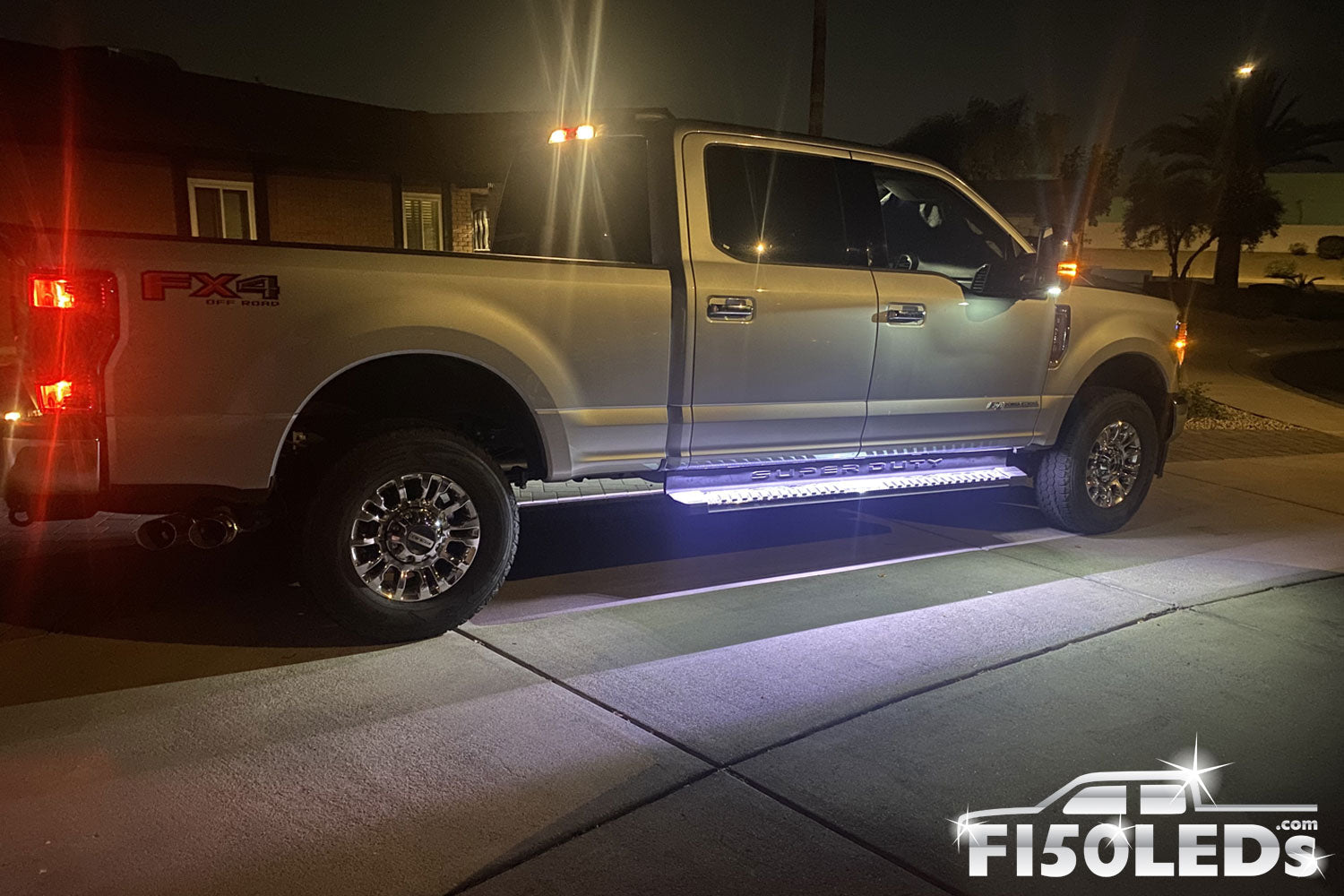 2011-16 F250 Super Duty Running Board Premium Lights – F150LEDs.com
