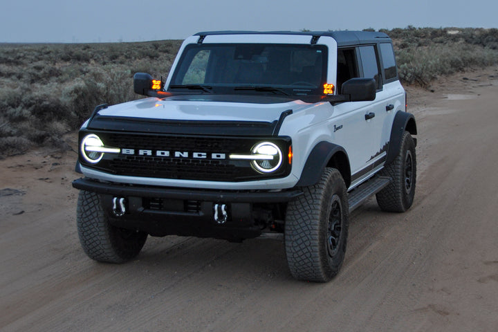 2021 - 2025 Ford Bronco CREE LED Hood Mounted MKII Spartan Kit