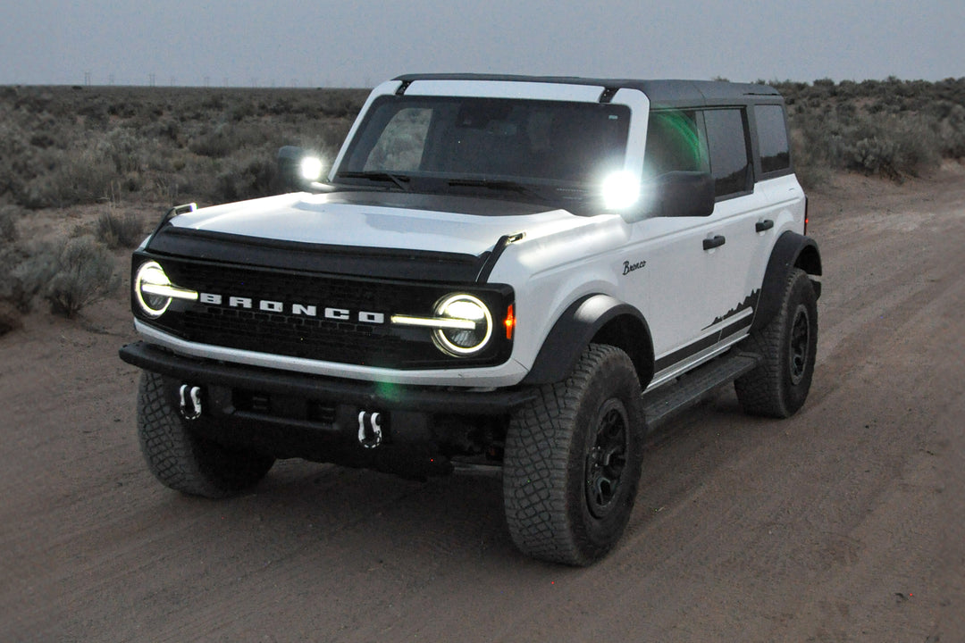 2021 - 2025 Ford Bronco CREE LED Hood Mounted MKII Spartan Kit