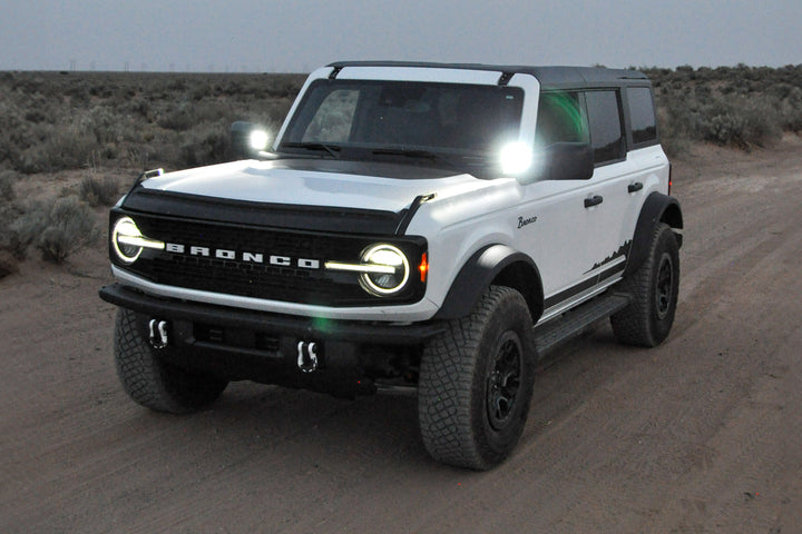 2021 - 2025 Ford Bronco CREE LED Hood Mounted MKII Spartan Kit