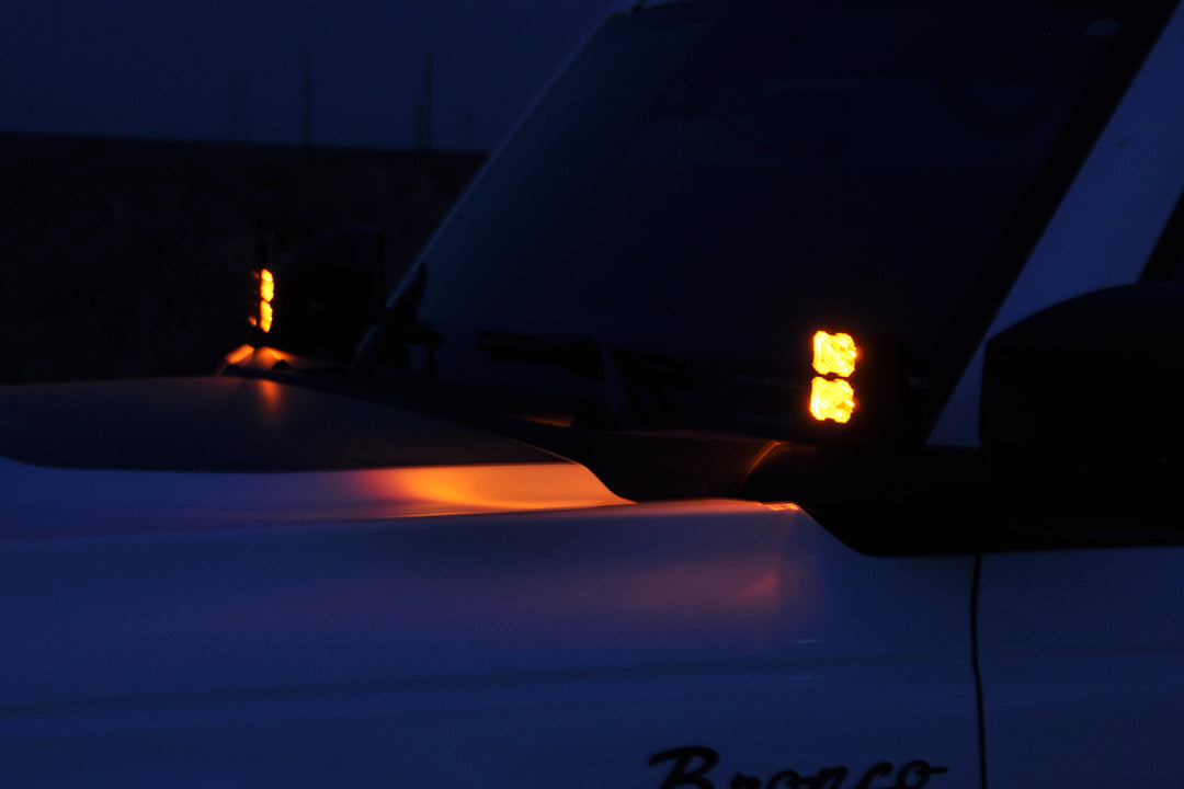 2021 - 2025 Ford Bronco CREE LED Hood Mounted MKII Spartan Kit