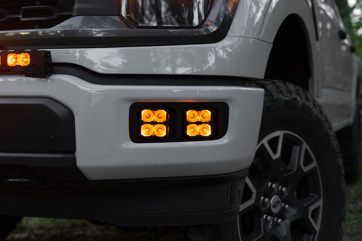 2024 - 2026 F150 CREE LED Dual Spartan Fog Light Kit