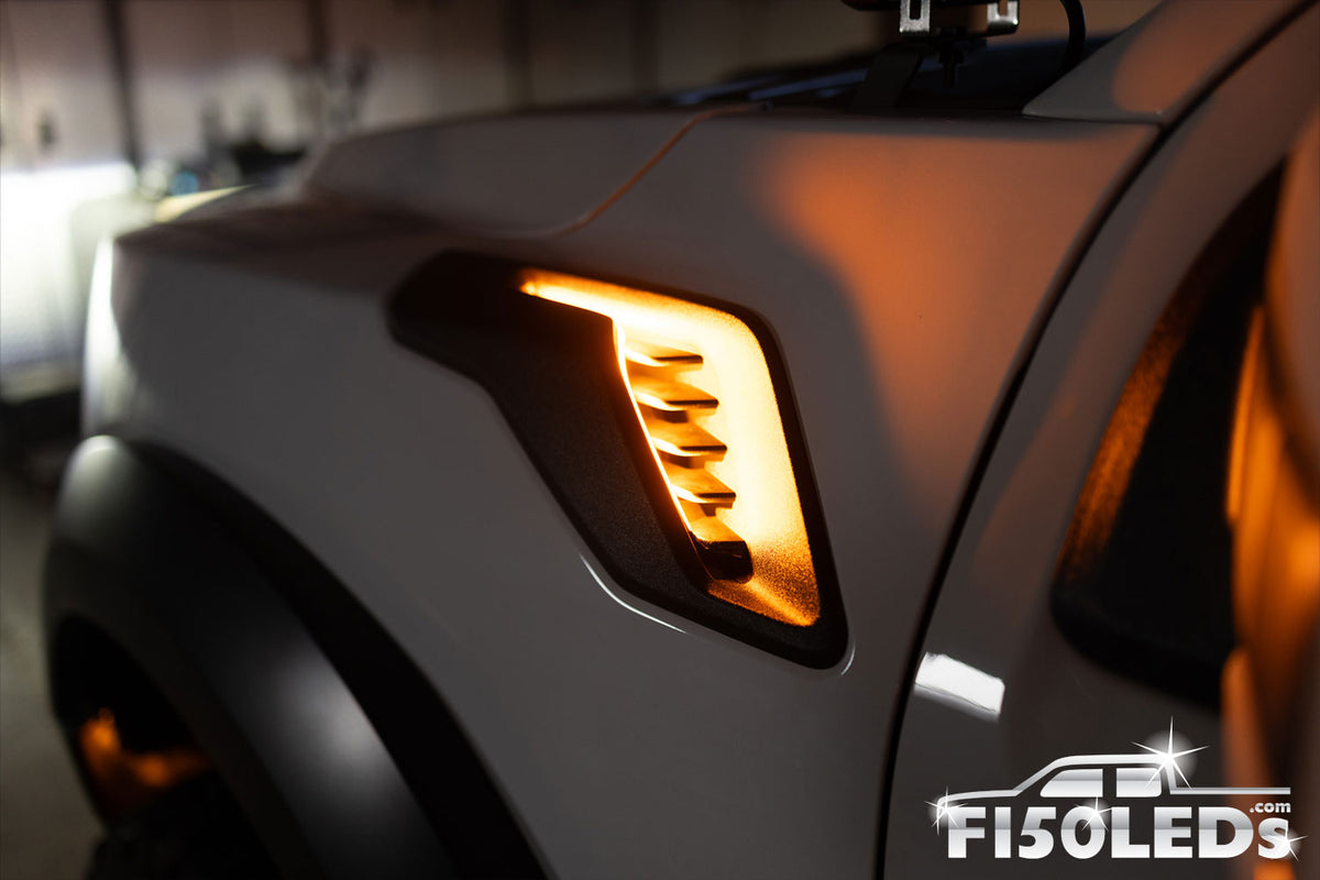 Ford Raptor Leds 2021 - 2026 F150 Raptor Side Vent LED Lighting – F150LEDs.com