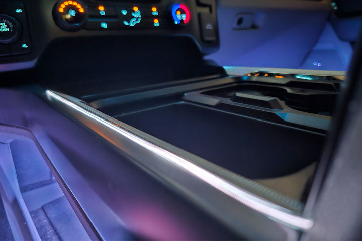 2023 - 2024 F250 Super Duty Interior Console Accent Lighting